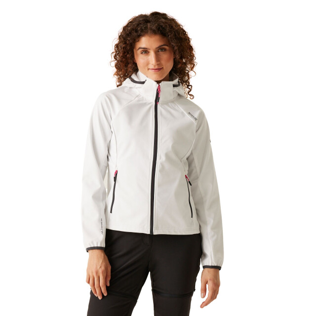 Regatta Dames bourda zachte shell jas UTRG10790_whitesealgrey large