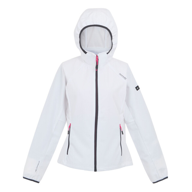 Regatta Dames bourda zachte shell jas UTRG10790_whitesealgrey large