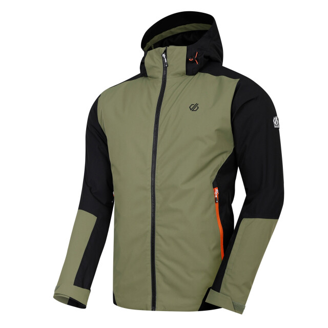 Dare2b Heren precision ii ski jas UTRG11283_blackolivinegreen large