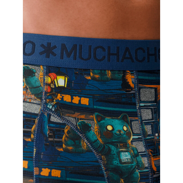 Muchachomalo Heren 12-pack boxershorts print/effen U-GOLDEN1010-14 large