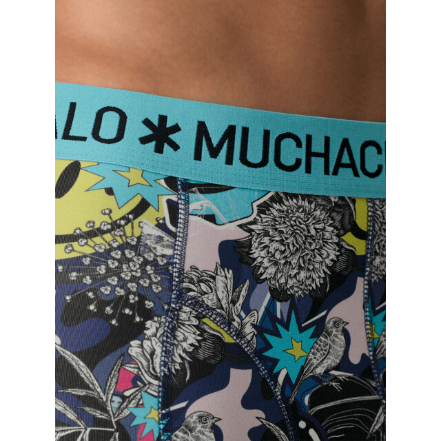 Muchachomalo Heren 12-pack boxershorts print/effen U-GOLDEN1010-17 large