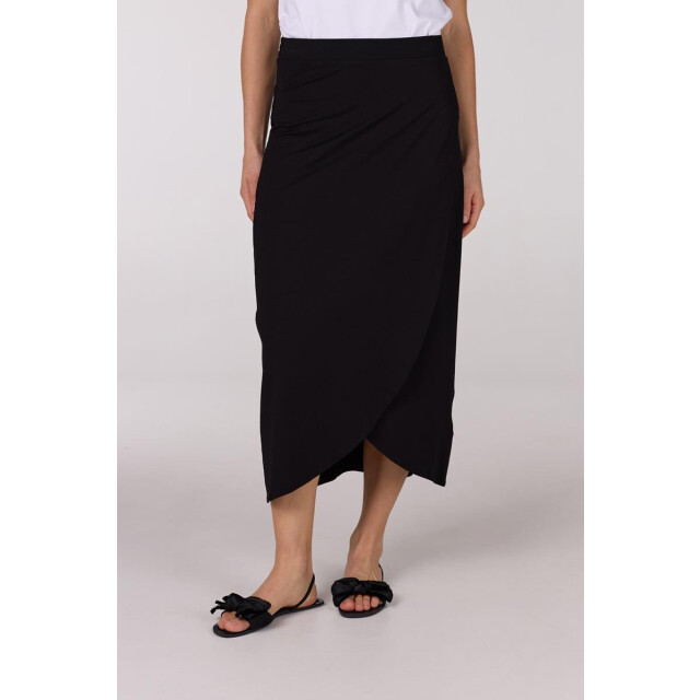 Jansen Amsterdam Falta rok v663 long wrap black V663 large