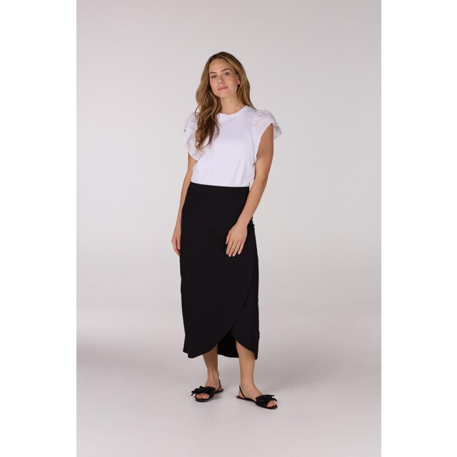 Jansen Amsterdam Falta rok v663 long wrap black V663 large