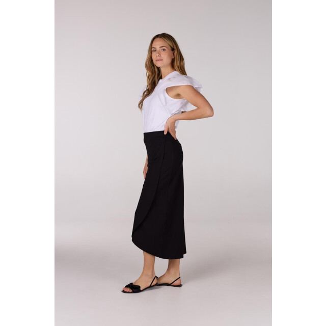 Jansen Amsterdam Falta rok v663 long wrap black V663 large