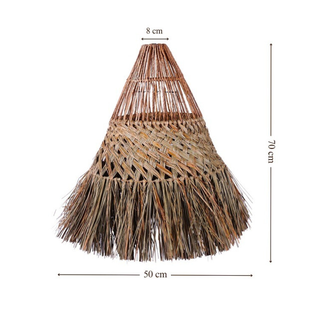 Furnilux hanglamp van mendonggras – handgemaakt & boho stijl met gevlochten 3190146 large