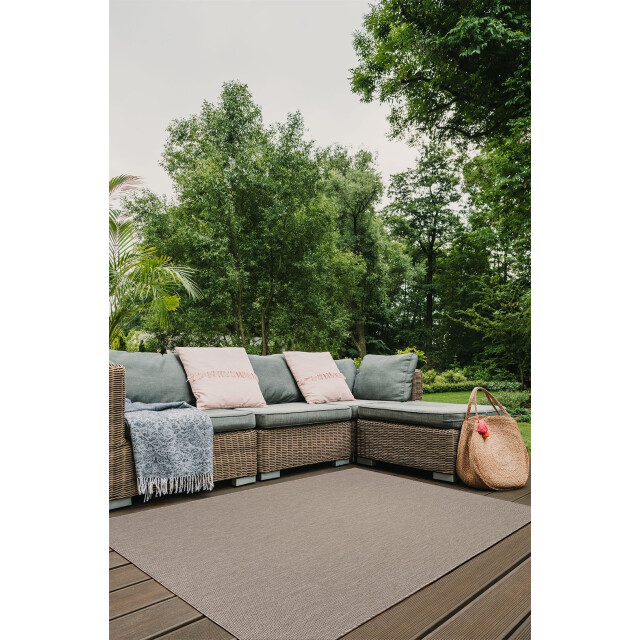 Muratap Brussels uni buitenkleed – effen indoor & outdoor vloerkleed – tuinkleed, 3190173 large