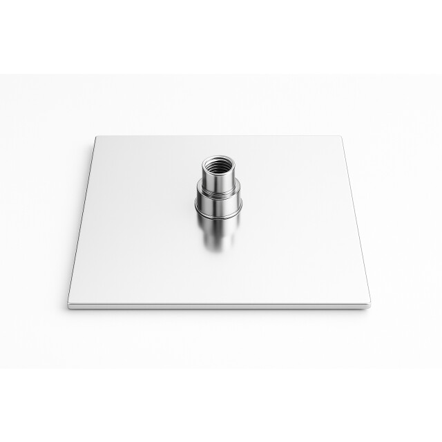 Badplaats Douchekop vierkant 20 x 20 chroom regendouchekop voor doucheset 3190166 large