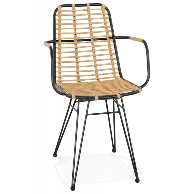 Alterego Stoel met armleuningen bastia 55x60x82 cm 3190714 large