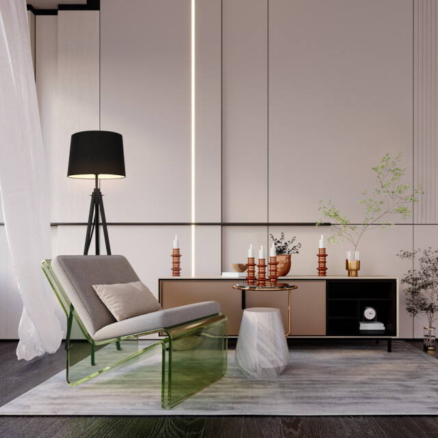 Maytoni vloerlamp calvin - Ø44 2994099 large