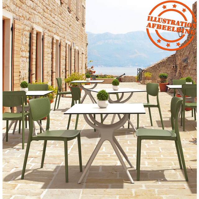 Alterego Palma geperforeerde terrasstoel 53x45x82 cm 3191360 large