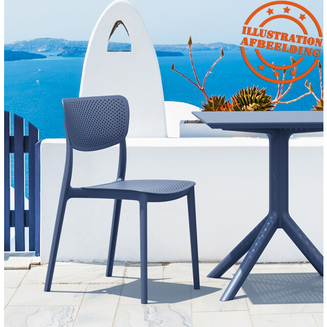 Alterego Palma geperforeerde terrasstoel 53x45x82 cm 3191362 large