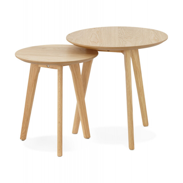 Alterego Ronde bijzettafels gaby 50x50x45 cm 2949643 large
