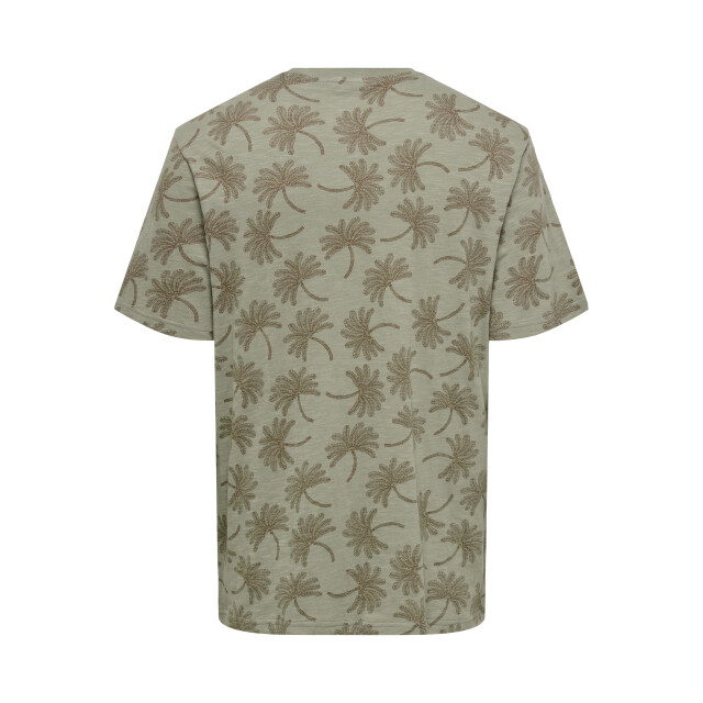 Only & Sons Onsmaldini aop reg. ss aop tee 22034083 large