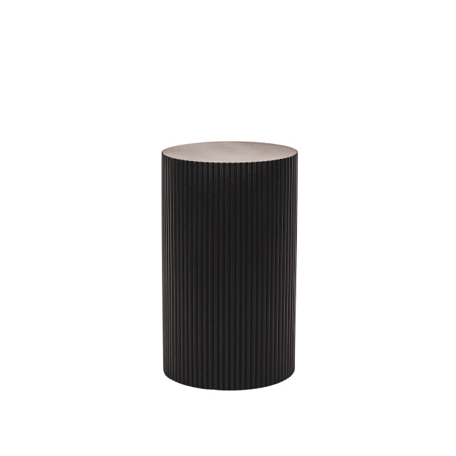 House Vitamin Side table / pillar- cylinder mdf black -30x54cm 3190517 large