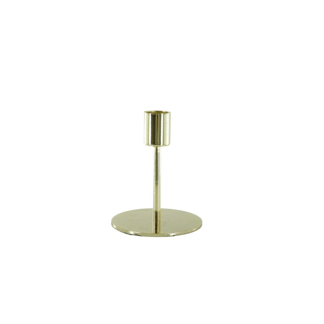House Vitamin Candleholder basic metal gold 8x8x10cm 3190658 large