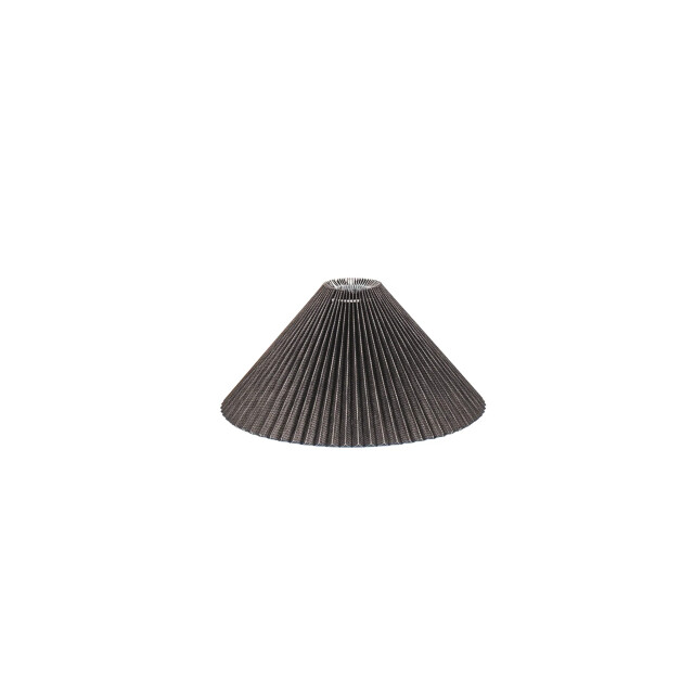 House Vitamin Lampshade pleated polyester black 8x35x21cm 2904920 large