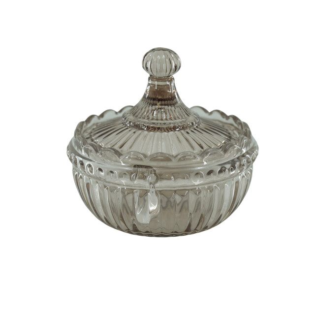 House Vitamin Jar glass brown 9,5x9,5cm 3190419 large
