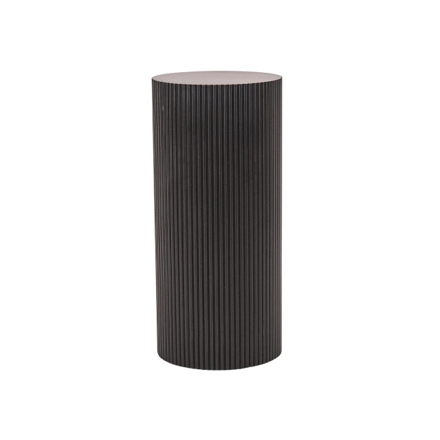 House Vitamin Side table / pillar- cylinder mdf black -30x65cm 3190521 large