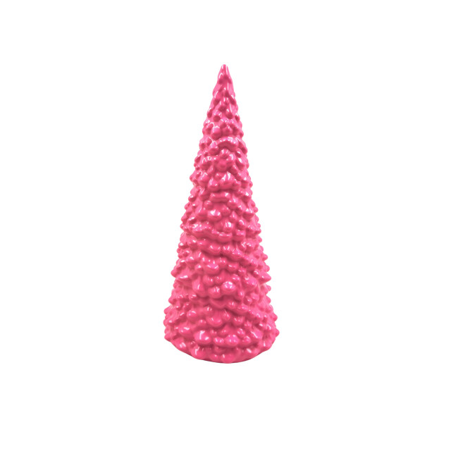 House Vitamin Ornament xmas tree ceramics neon pink 10x10x24cm 3190561 large