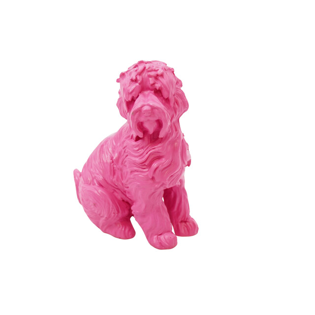 House Vitamin Ornament labradoodle polyresin pink 10,5x5x9cm 3190622 large