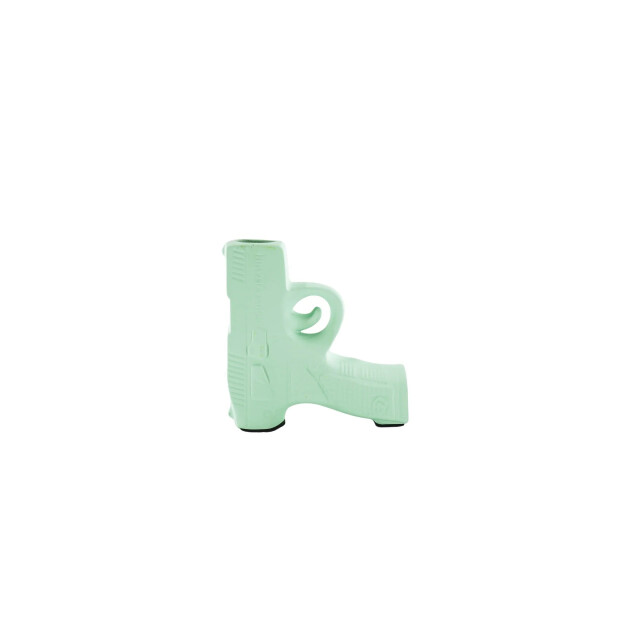 House Vitamin Vase gun ceramics mint green 12x5x12cm 3190362 large