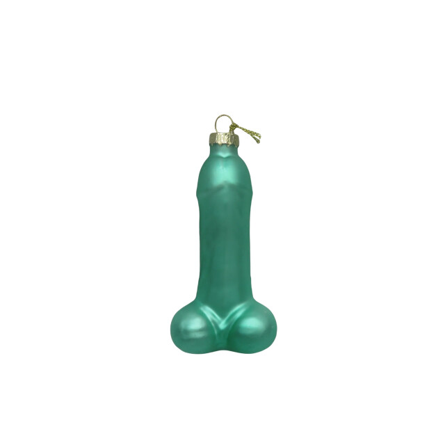 House Vitamin Xmas hanger penis glass blue 3,5x6x10cm 3190543 large