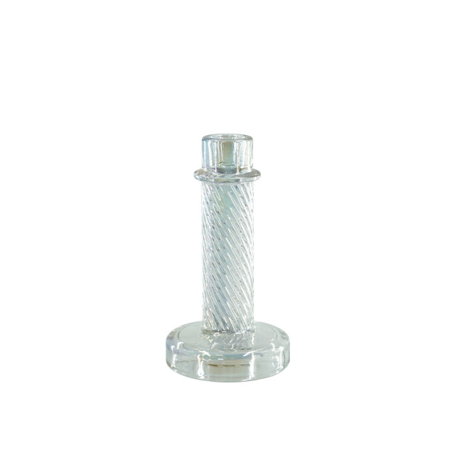 House Vitamin Candle holder glass rainbow color 8x15cm 3190424 large