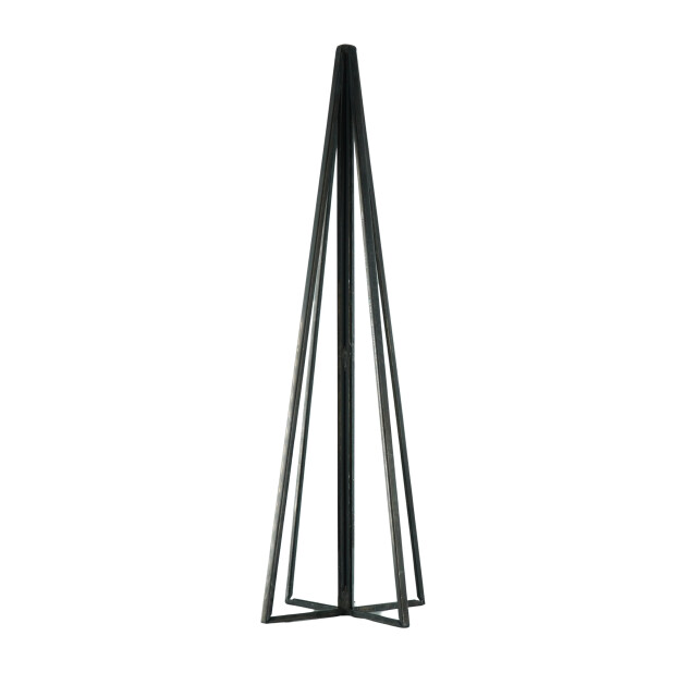 House Vitamin Xmas tree metal/glass black 5,5x20cm 3190433 large