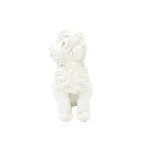 House Vitamin Ornament labradoodle polyresin white 10,5x5x9cm 3190374 large
