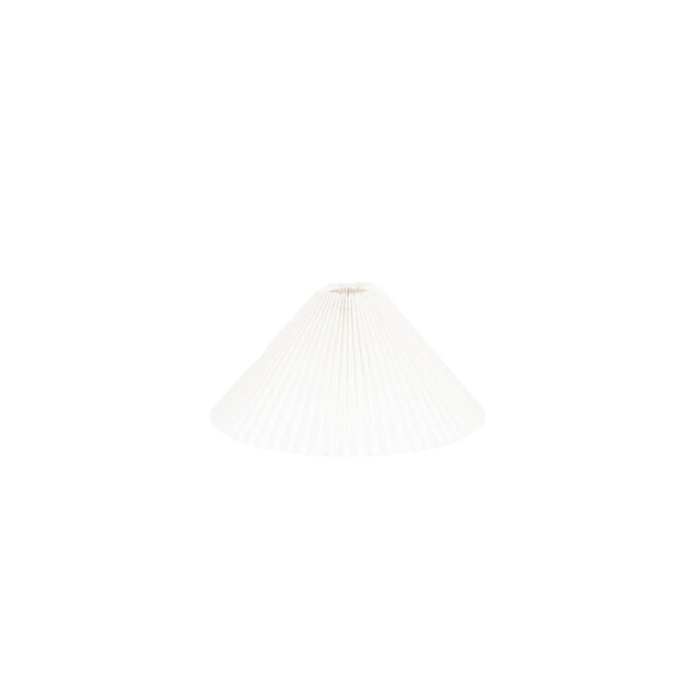 House Vitamin Lampshade pleated polyester white 8x35x21cm 2904918 large