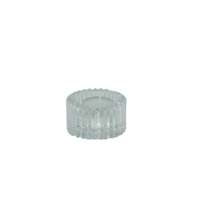 House Vitamin Candle/tealightholder glass clear 8x4cm 3190434 large