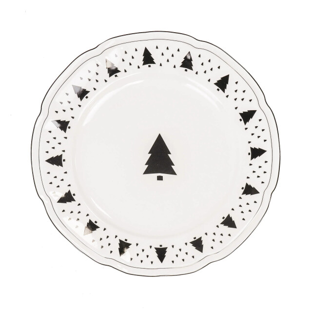 House Vitamin Plate xmas tree newbone china 26x26x1,5cm 2907381 large