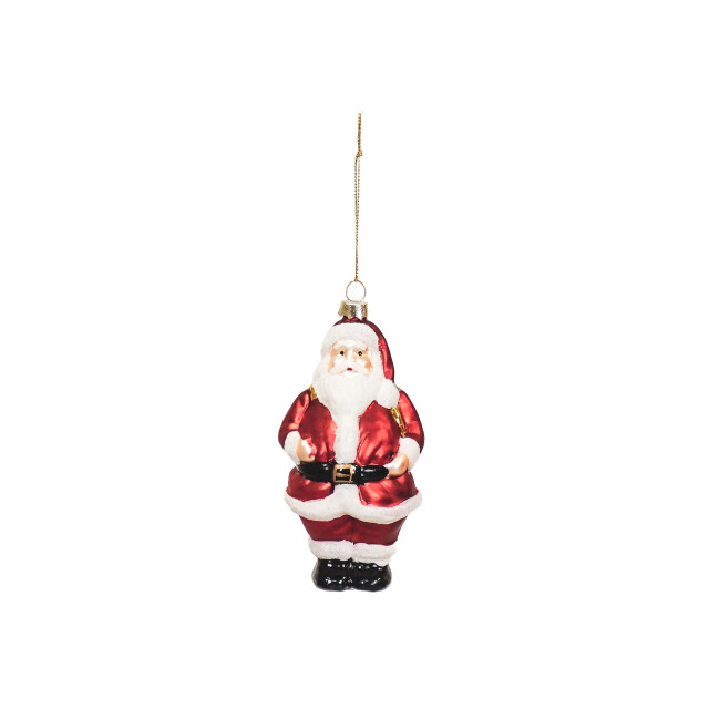 House Vitamin Xmas hanger santa glass 6,5x6,5x13cm 3190576 large