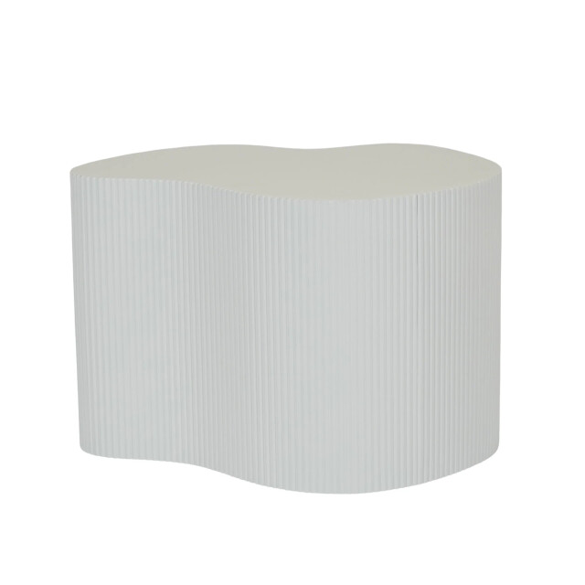 House Vitamin Side table biting lip- mdf white 60x60x40cm 3190532 large