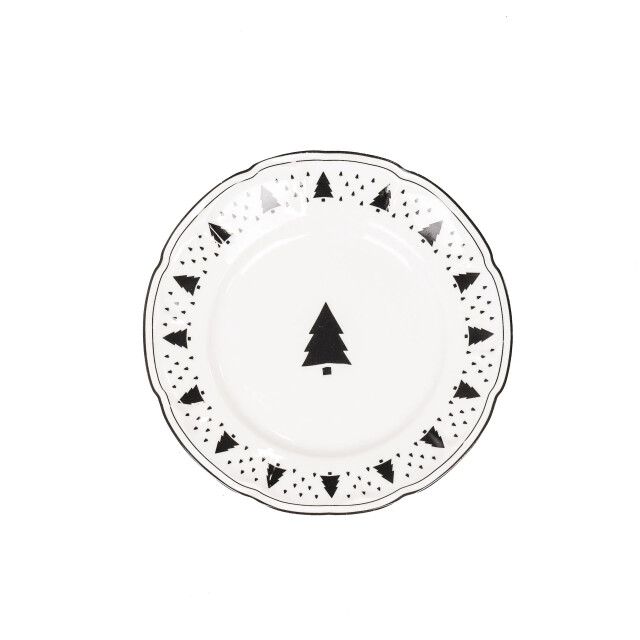House Vitamin Plate xmas tree newbone china 10x15x1,5cm 2907379 large