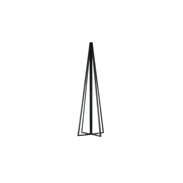 House Vitamin Xmas tree metal/glass black 4,5x15cm 3190431 large