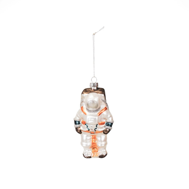 House Vitamin Xmas hanger astronaut glass white 7,5x7x14cm 3190647 large
