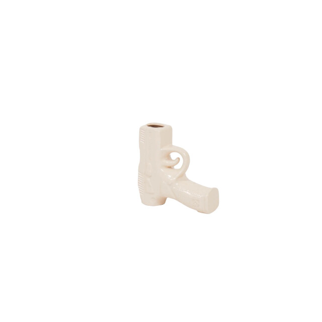 House Vitamin Vase gun ceramics white 12x5x12cm 2904908 large