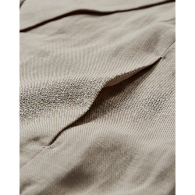 Copenhagen Muse Cmnatuli linen short waistcoat oyster grey 206233-9470 large