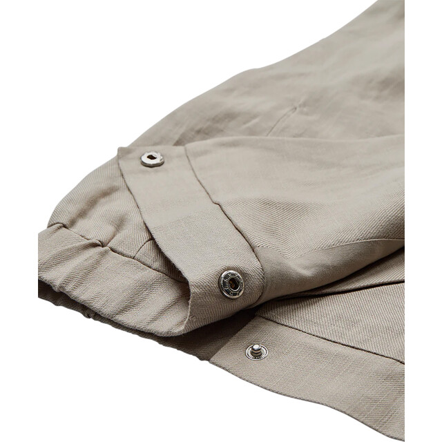 Copenhagen Muse Cmnatuli linen short waistcoat oyster grey 206233-9470 large