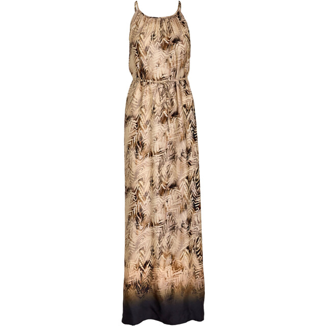 Minus Msmilena maxi dress sand-gray print MI6608-9015P large