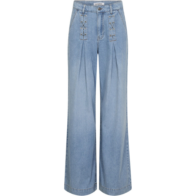 Co'Couture Cindycc eyelet wide ll jeans fade denim 252-31530-114 large