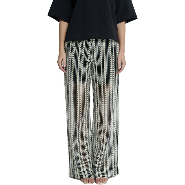 Minus Msnila pant black striped MI6614-100S large