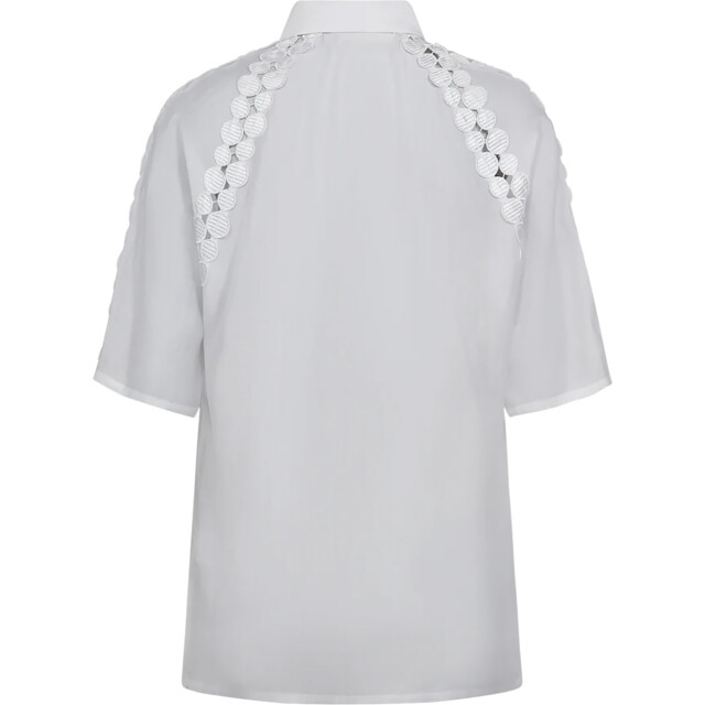Copenhagen Muse Cmmolly shirt h lace band bright white 206205-1010 large