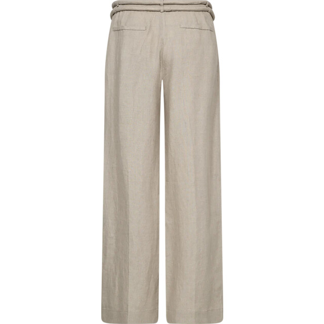 Copenhagen Muse Cmnatuli linen pants with belt oyster grey 206236-9470 large