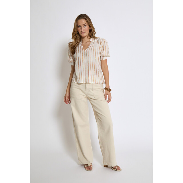 Minus Mka blouse cloud dancer MI6589-235 large