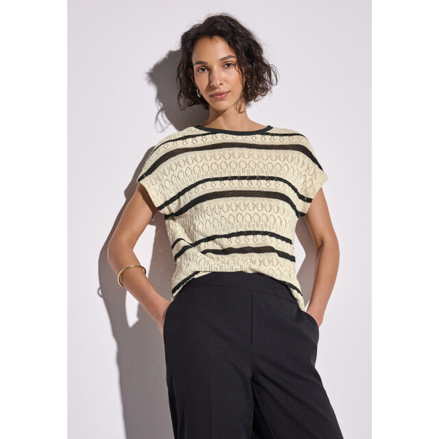 Street One a323158 stripe ajour shirt A323158 large