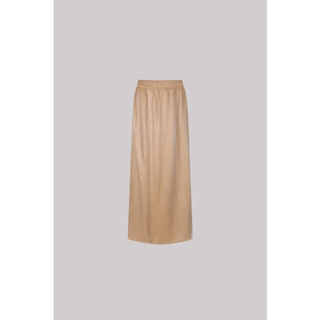 Jansen Amsterdam Fran rok ws691 long slits elastic waistband tobacco WS691 large