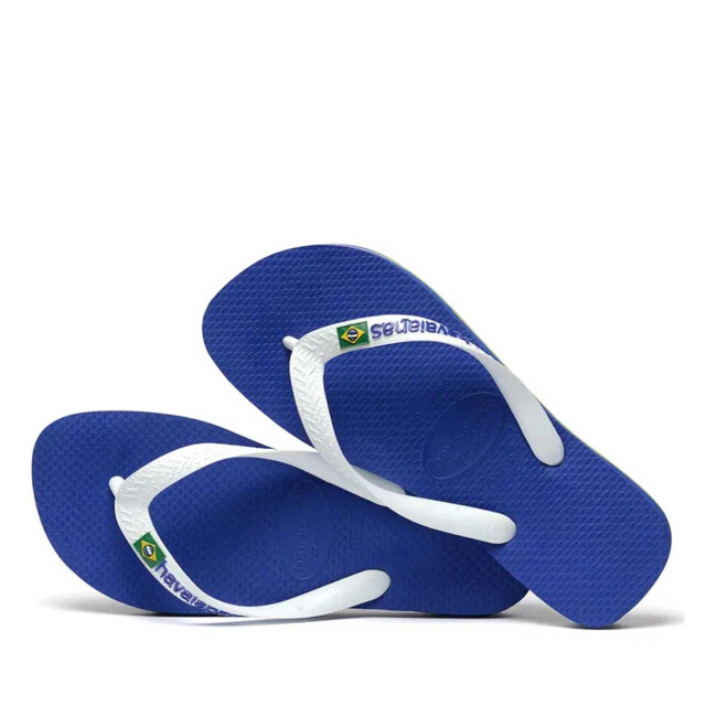 Havaianas brasil logo marine blue teenslippers unisex 4110850 2711 large