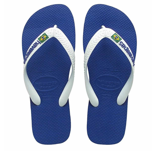 Havaianas brasil logo marine blue teenslippers unisex 4110850 2711 large